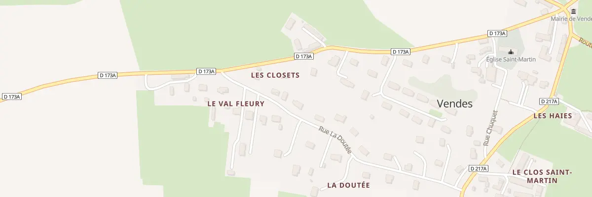 Plan du 292 Rue de la Doutee à Vendes