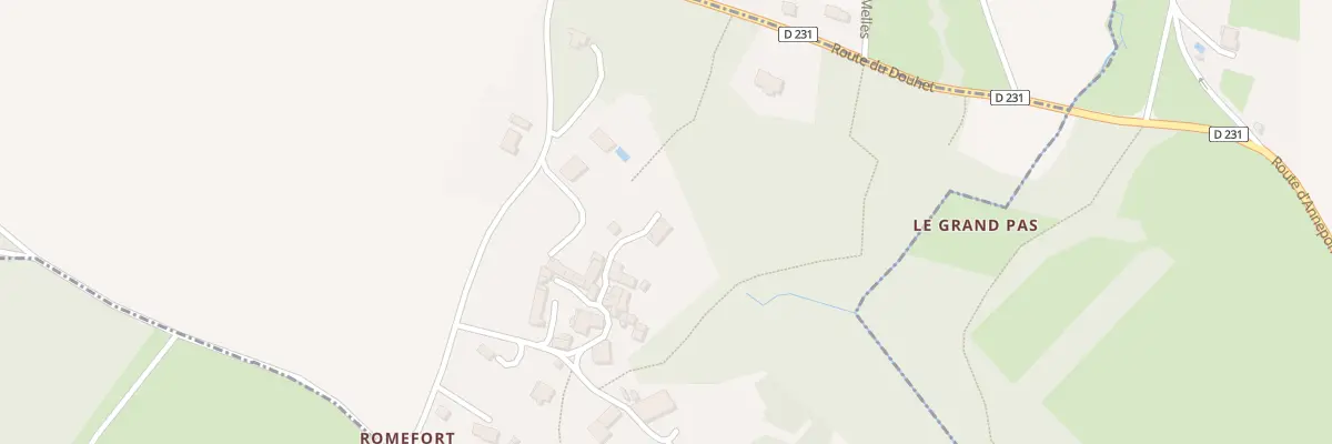 Plan du 5335 Romefort à Taillebourg