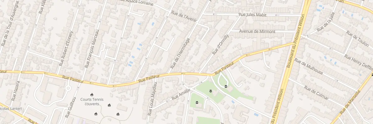 Plan du 74 Rue de l’Hermitage à Bordeaux