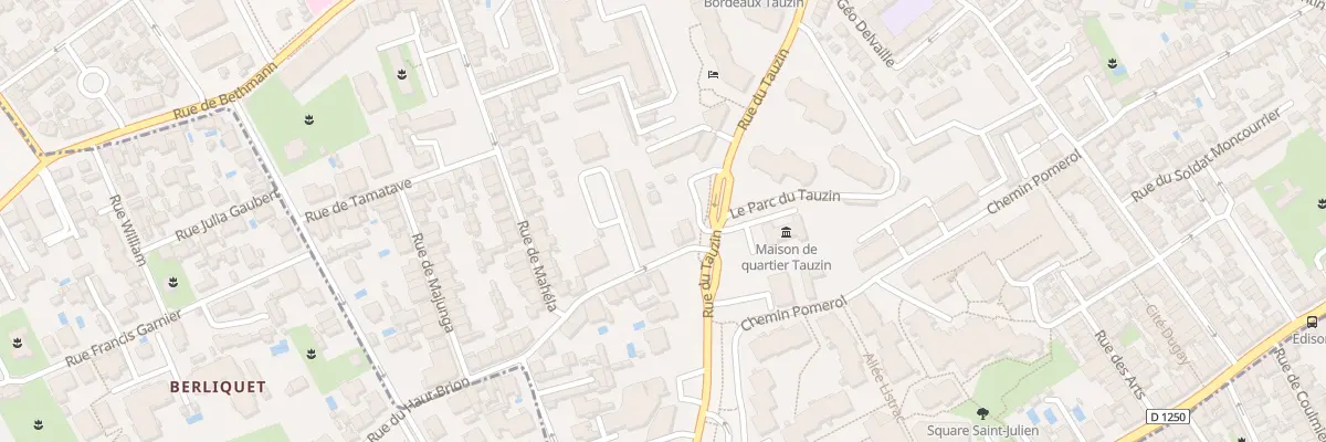 Plan du 11 Rue du Haut-Brion à Bordeaux