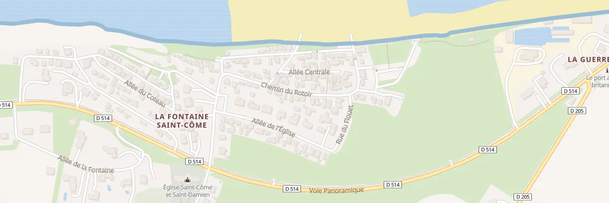 Plan du 34 Che du Rotoir à Saint-Côme-de-Fresné