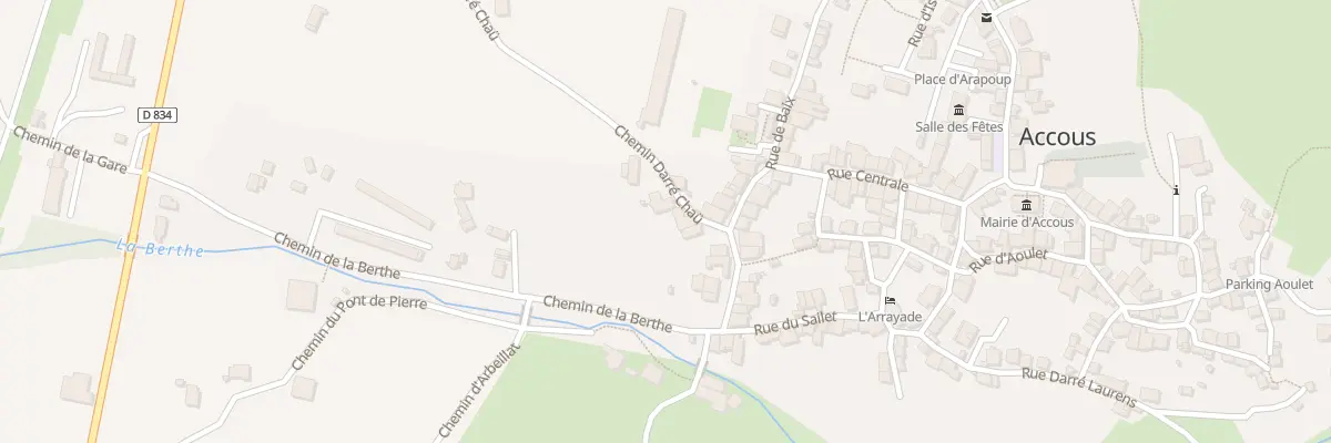 Plan du 35 Che d’Arrechau à Accous