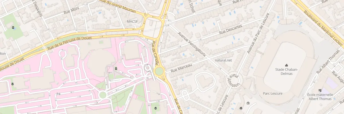 Plan du 60 Rue Descartes à Bordeaux