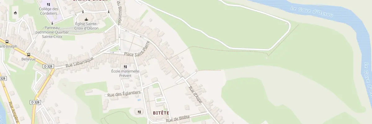 Plan du 21 Rue d’Aspe à Oloron-Sainte-Marie