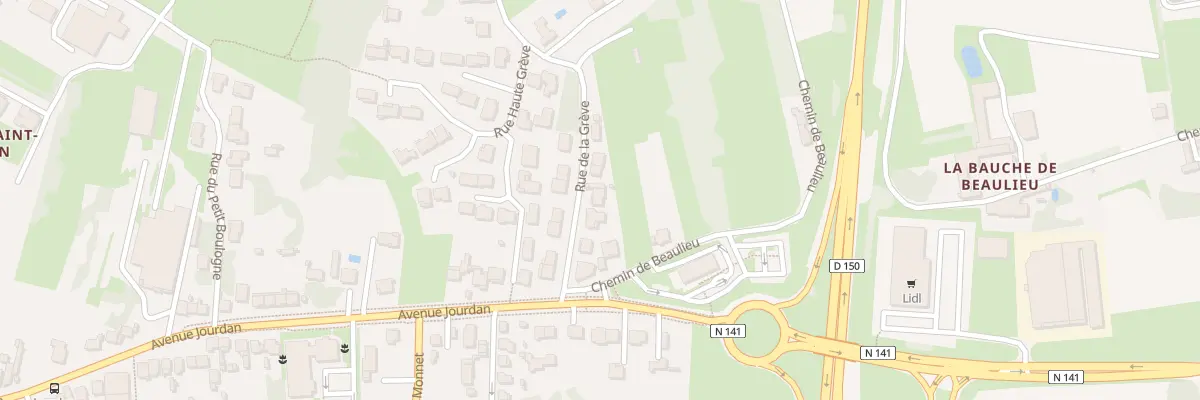 Plan du 51 Rue de la Grève à Saintes