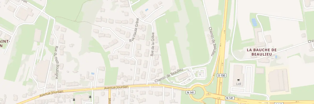 Plan du 49 Rue de la Grève à Saintes