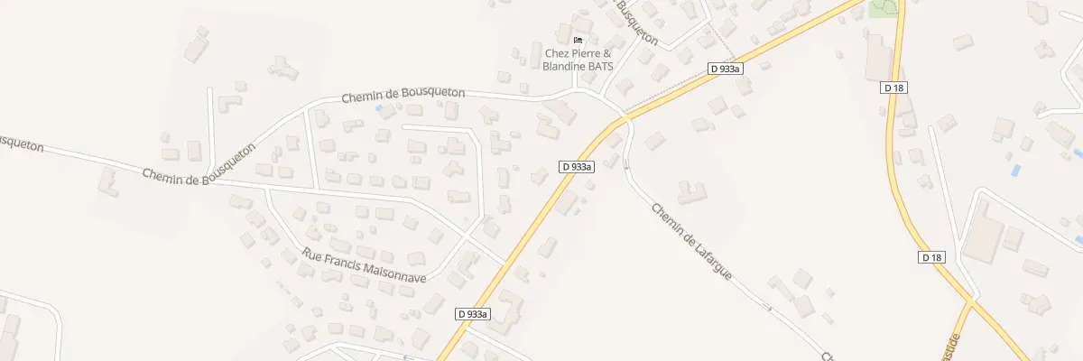 Plan du 72 Lot Busqueton à Hagetmau