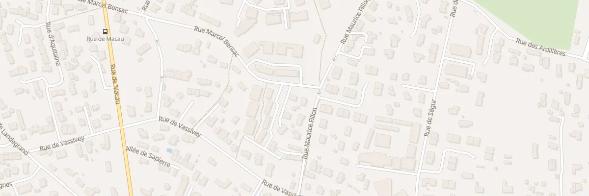 Plan du 66 Rue Marcel Bensac à Parempuyre