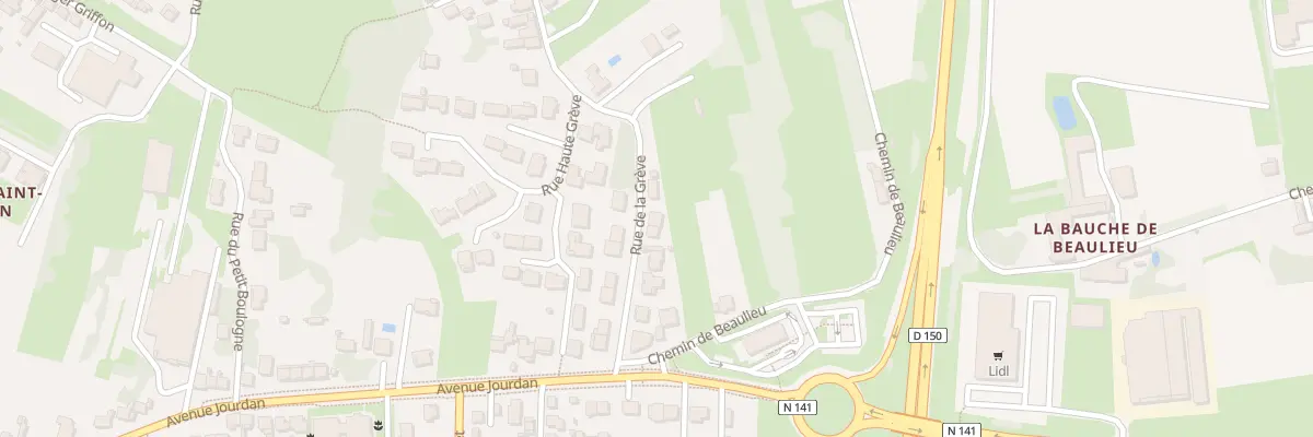 Plan du 47 Rue de la Grève à Saintes