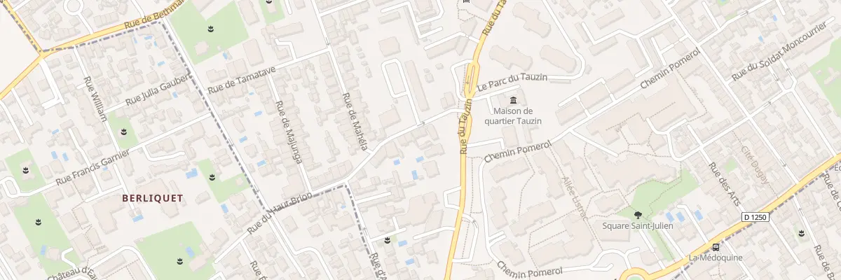 Plan du 16 Rue du Haut-Brion à Bordeaux