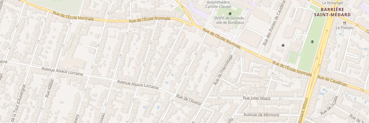 Plan du 19 Rue Famatina à Bordeaux