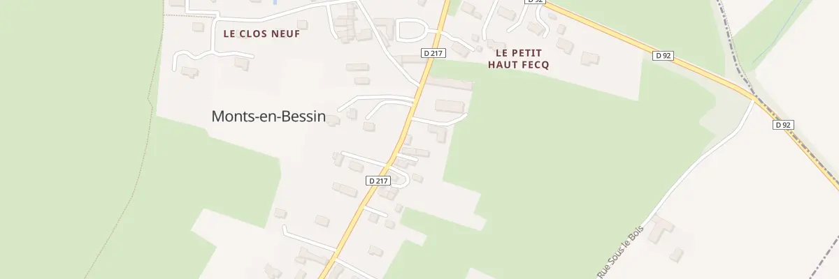Plan du 205 Rte de Villers à Monts-en-Bessin