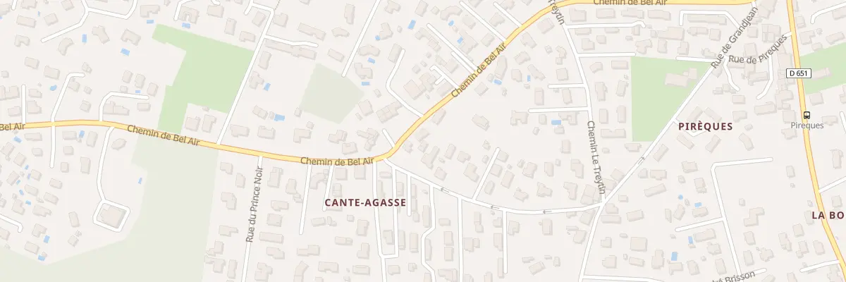Plan du 49B Che de Bel Air à Léognan