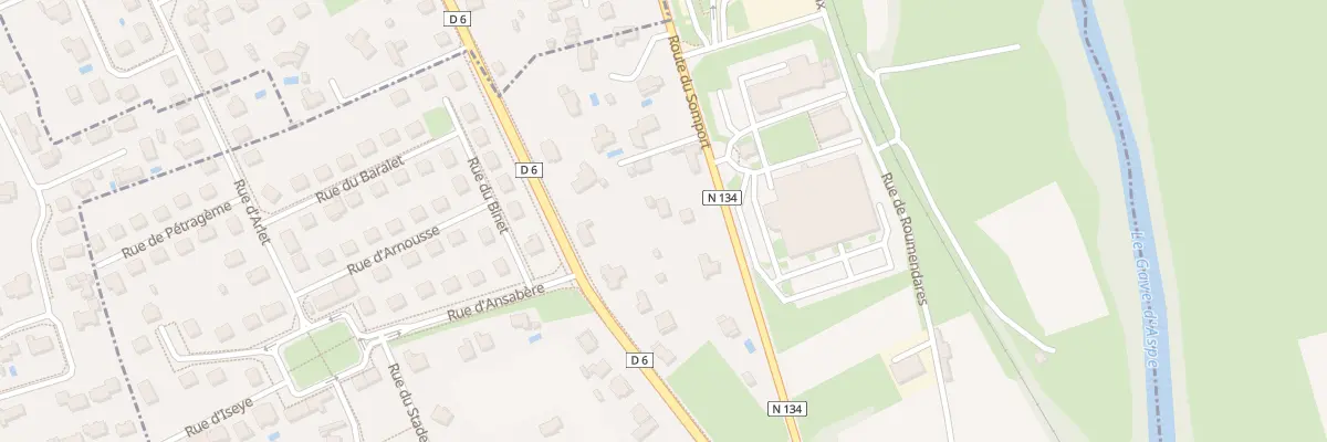 Plan du 6B Rte du Somport à Gurmençon