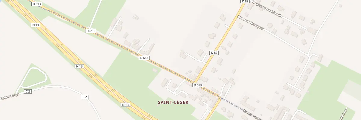 Plan du 55 Rue de Creully Martragny à Moulins-en-Bessin