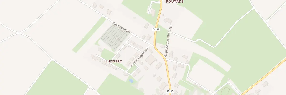 Plan du 2 Rue des Jonquilles à Berneuil