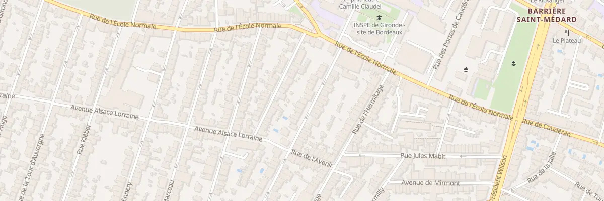 Plan du 21 Rue Famatina à Bordeaux