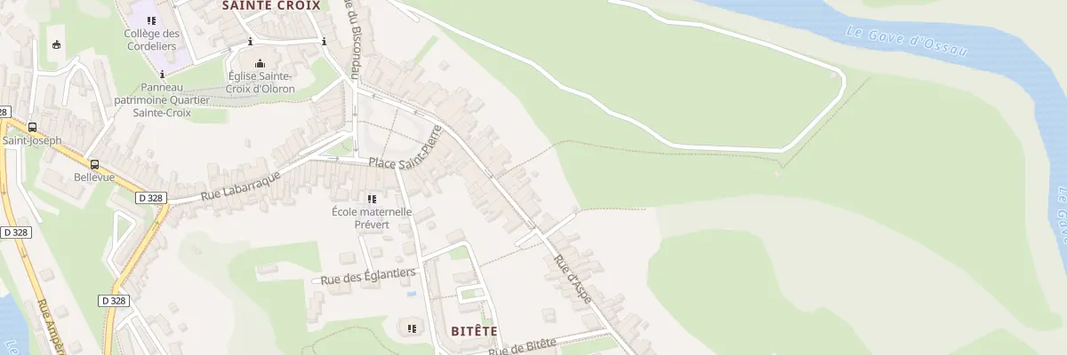 Plan du 17 Rue d’Aspe à Oloron-Sainte-Marie