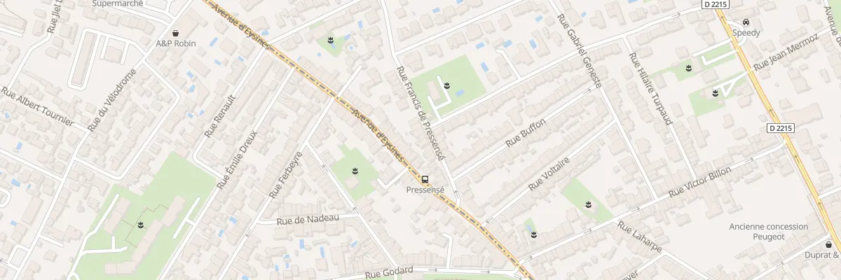 Plan du 105 Rue Francis de Pressense au Bouscat