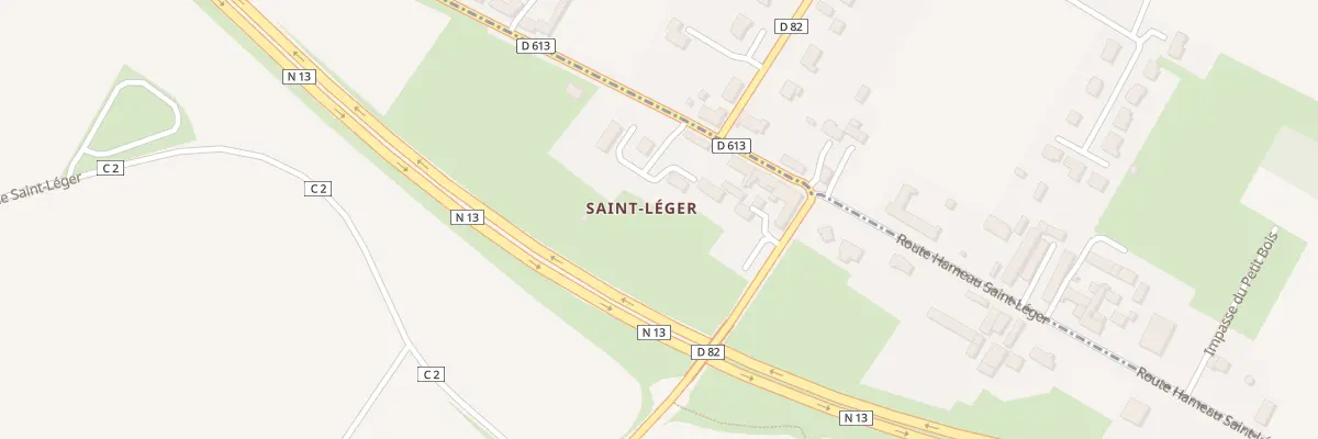 Plan du 5012A Saint Leger à Carcagny
