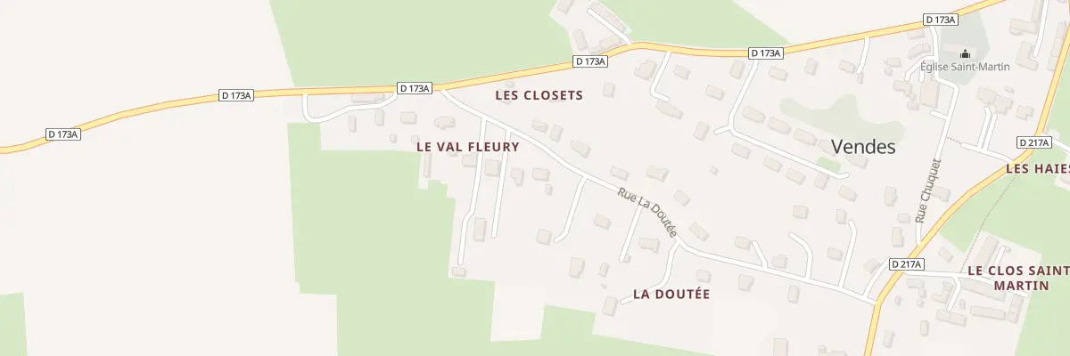 Plan du 315 Rue de la Doutee à Vendes