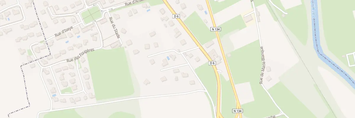 Plan du 1 Imp Le Bosquet à Gurmençon