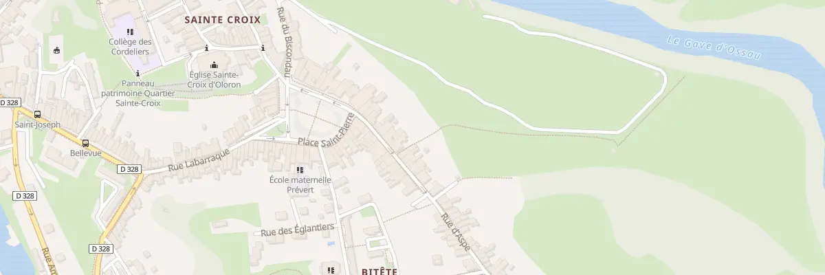 Plan du 11 Rue d’Aspe à Oloron-Sainte-Marie
