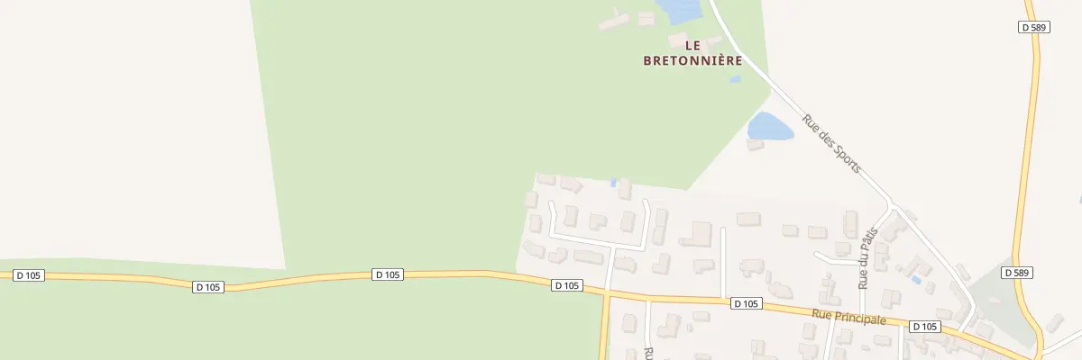Plan du 6 Rue de la Chênaie à Châtelain