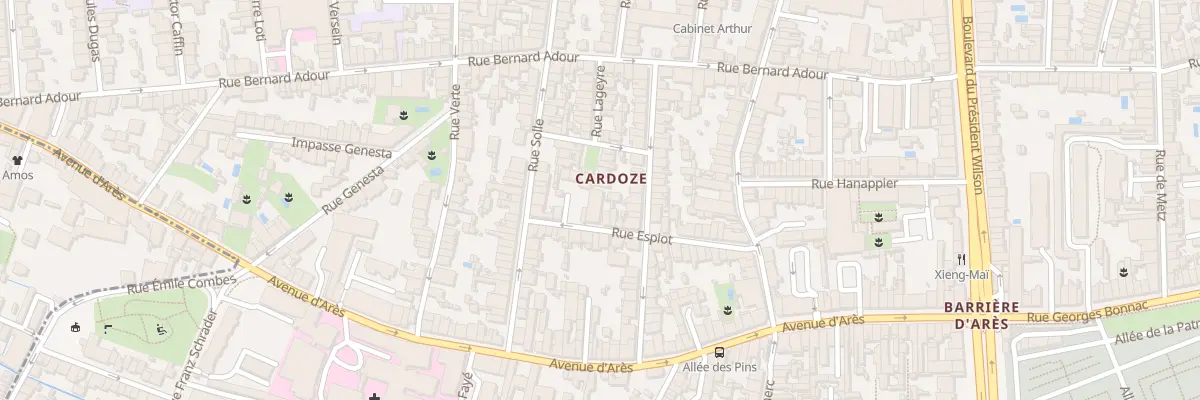 Plan du 31 Rue Espiot à Bordeaux