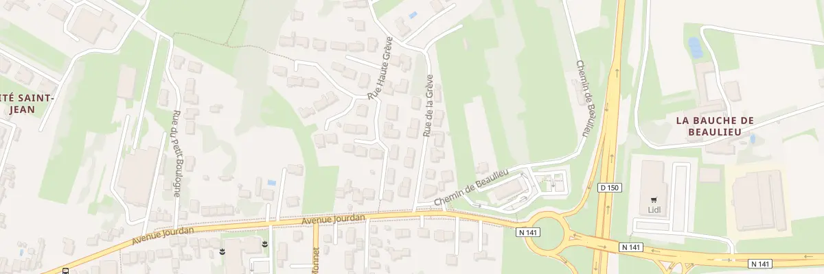 Plan du 54 Rue de la Grève à Saintes