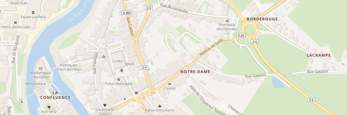 Plan du 47 Pl Gambetta à Oloron-Sainte-Marie