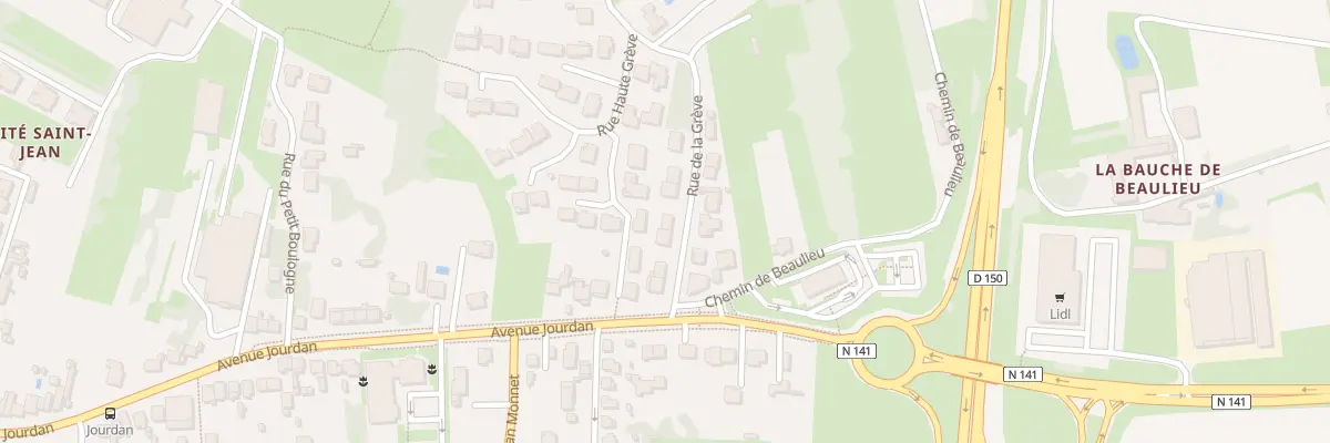 Plan du 56 Rue de la Grève à Saintes