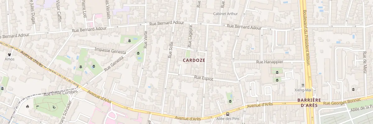 Plan du 35 Rue Espiot à Bordeaux