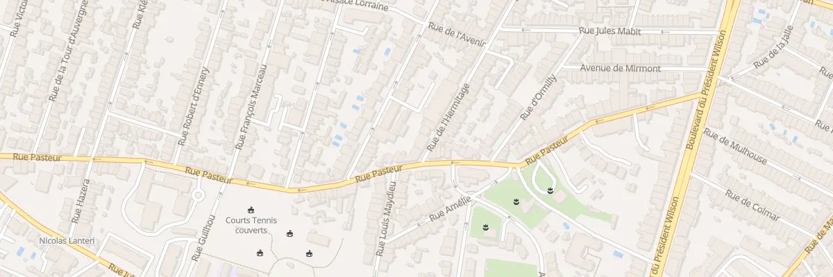Plan du 61 Rue de l’Hermitage à Bordeaux