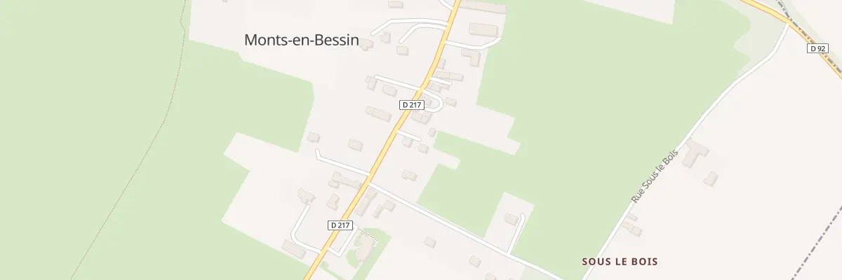 Plan du 291 Rte de Villers à Monts-en-Bessin