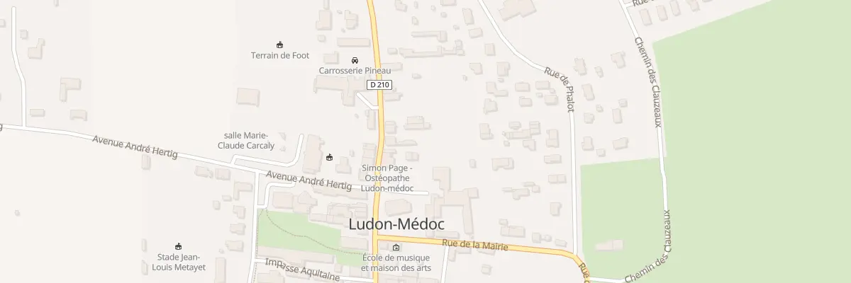 Plan du 16 Rue du Gen de Gaulle à Ludon-Médoc