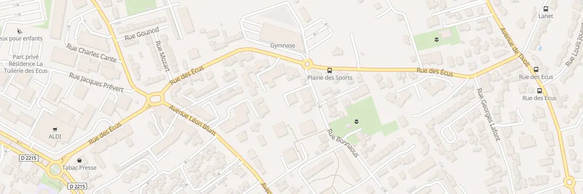 Plan du 88 Rue Bonnaous au Bouscat