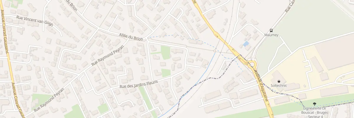 Plan du 12 Rue Jaufre Rudel à Bruges