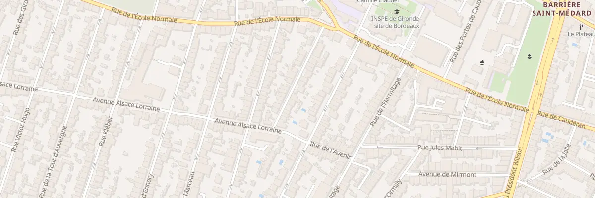 Plan du 34 Rue Jean Cocteau à Bordeaux