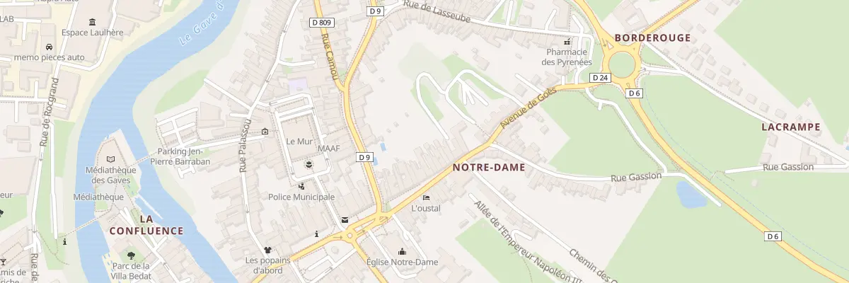 Plan du 41 Pl Gambetta à Oloron-Sainte-Marie