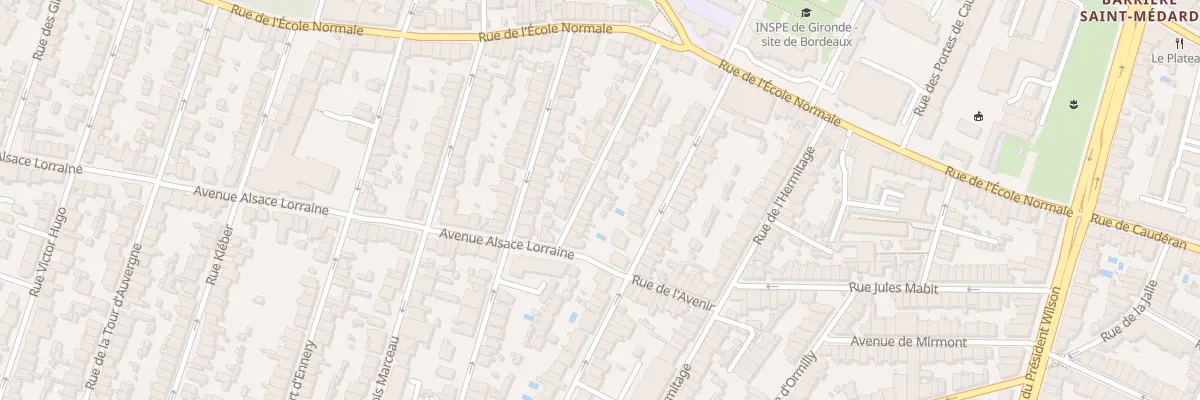 Plan du 36 Rue Jean Cocteau à Bordeaux