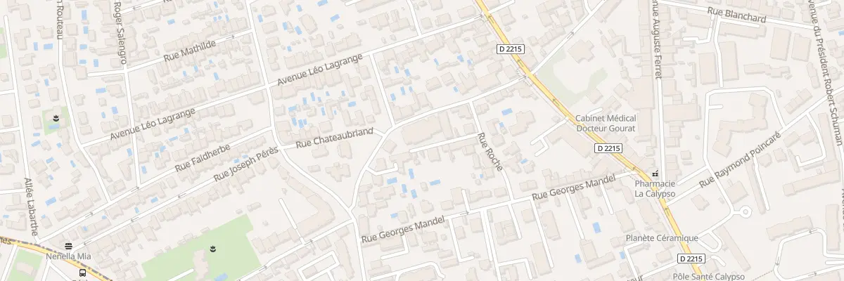 Plan du 32 Rue Chateaubriand au Bouscat