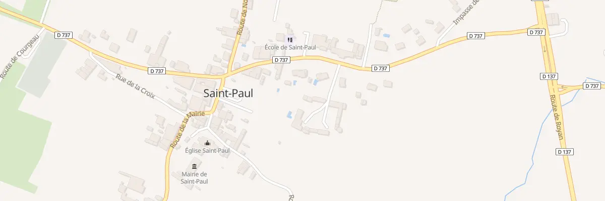 Plan du 335 La Mothe à Saint-Paul