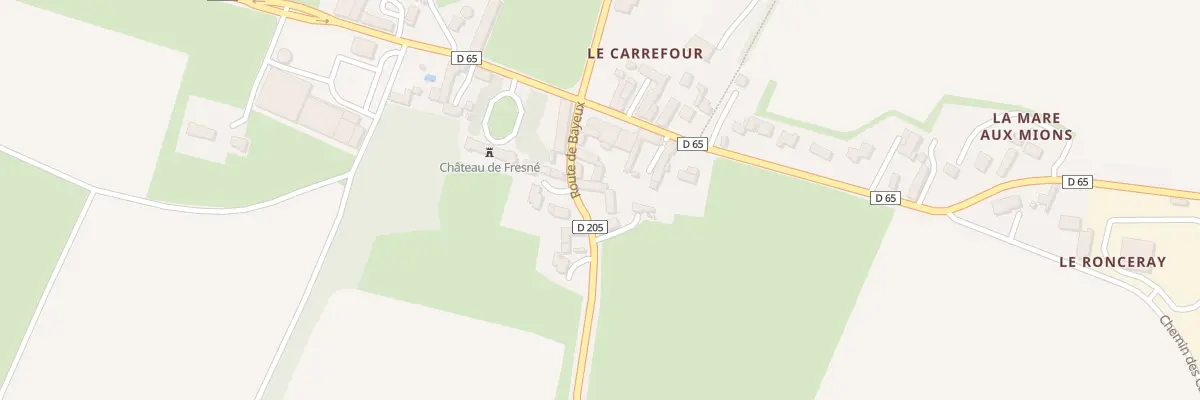 Plan du 5 Rte de Bayeux à Saint-Côme-de-Fresné