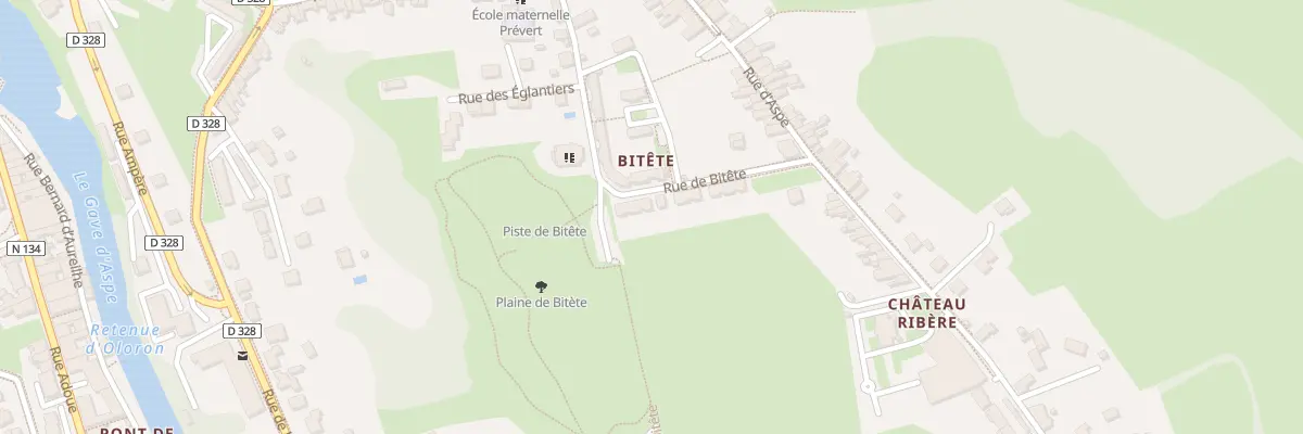 Plan du 18 Rue de Bitete à Oloron-Sainte-Marie