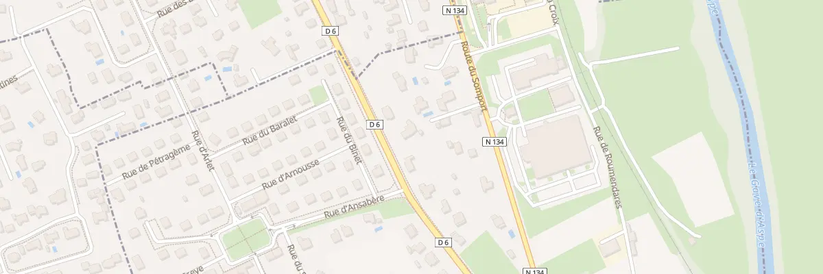 Plan du 14 Rte des Pyrénées à Gurmençon