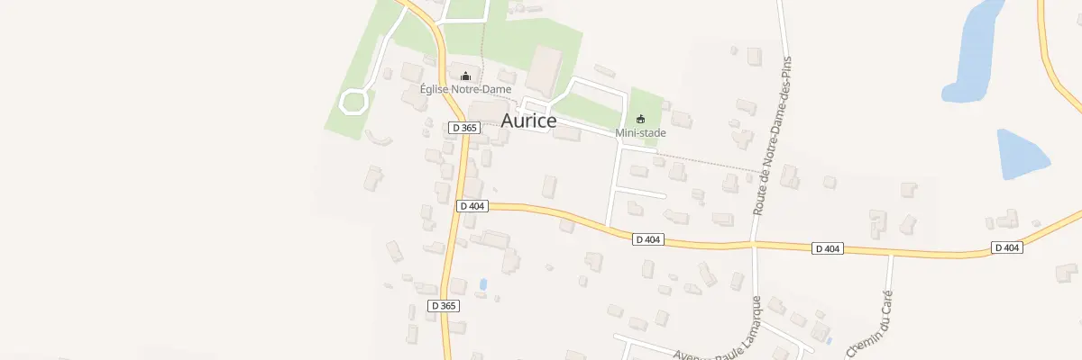 Plan du 87 Rte de Haut-mauco à Aurice