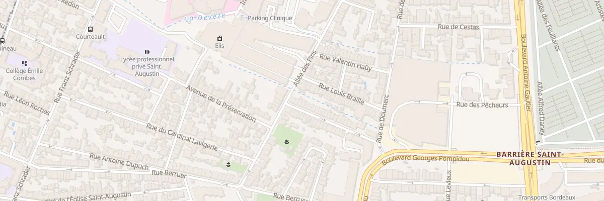 Plan du 43 Rue François Daunes à Bordeaux