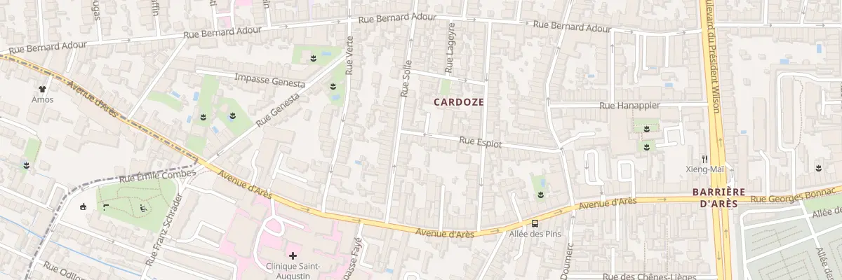 Plan du 40B Rue Espiot à Bordeaux