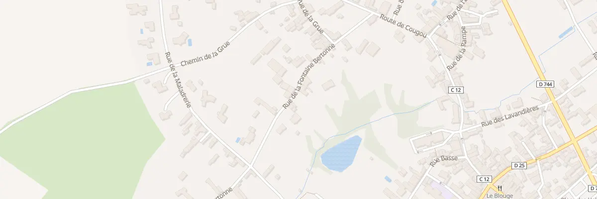 Plan du 12 Rue de la Fontaine Bertonne à Coulonges-sur-l’Autize